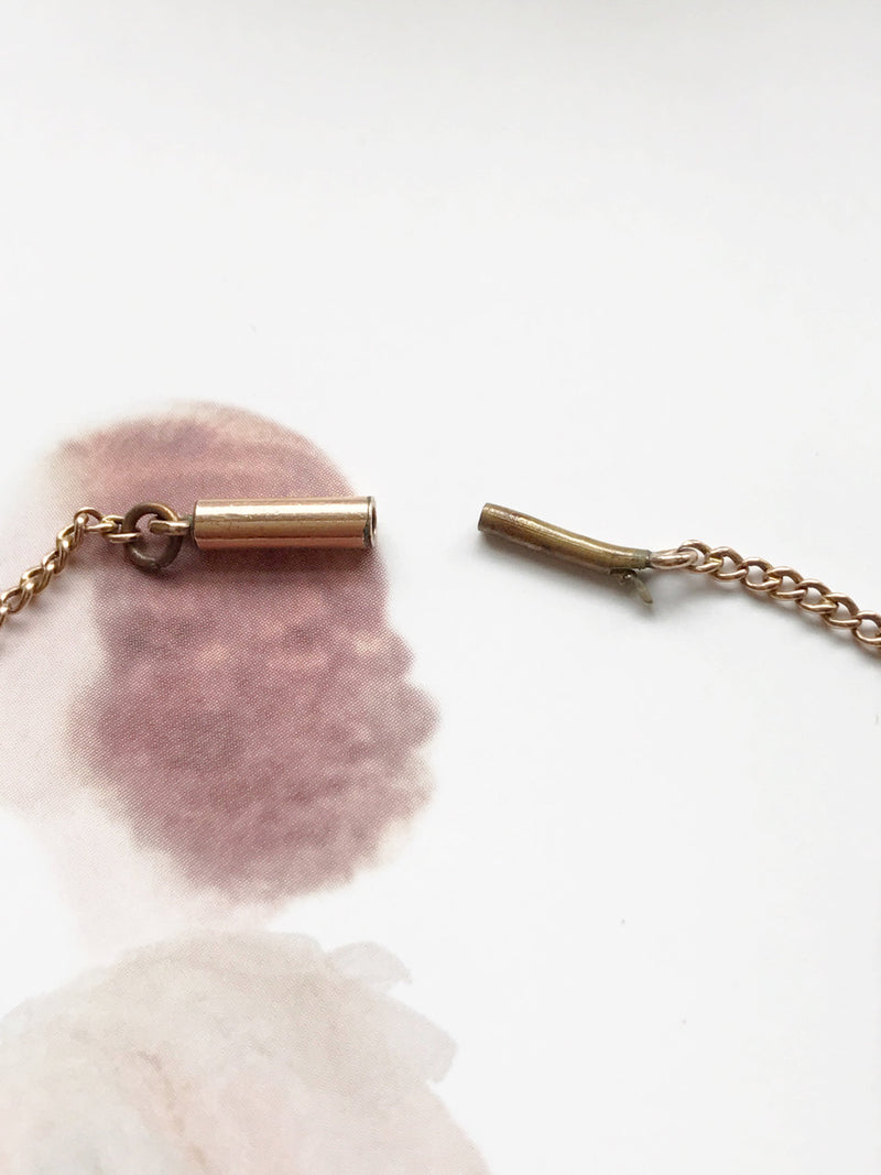 Antique Victorian fob locket | modernist square locket necklace | Victorian gold filled keepsake locket | rare unique locket | men's locket