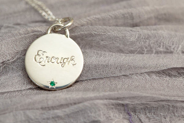 I Am Enough and the Power of a Mantra Necklace