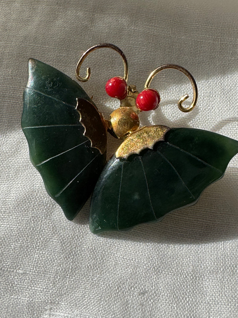 Nature Themed Vintage Pins - Dogwood flower, Leaves, Flowers, Grapes, Butterflies