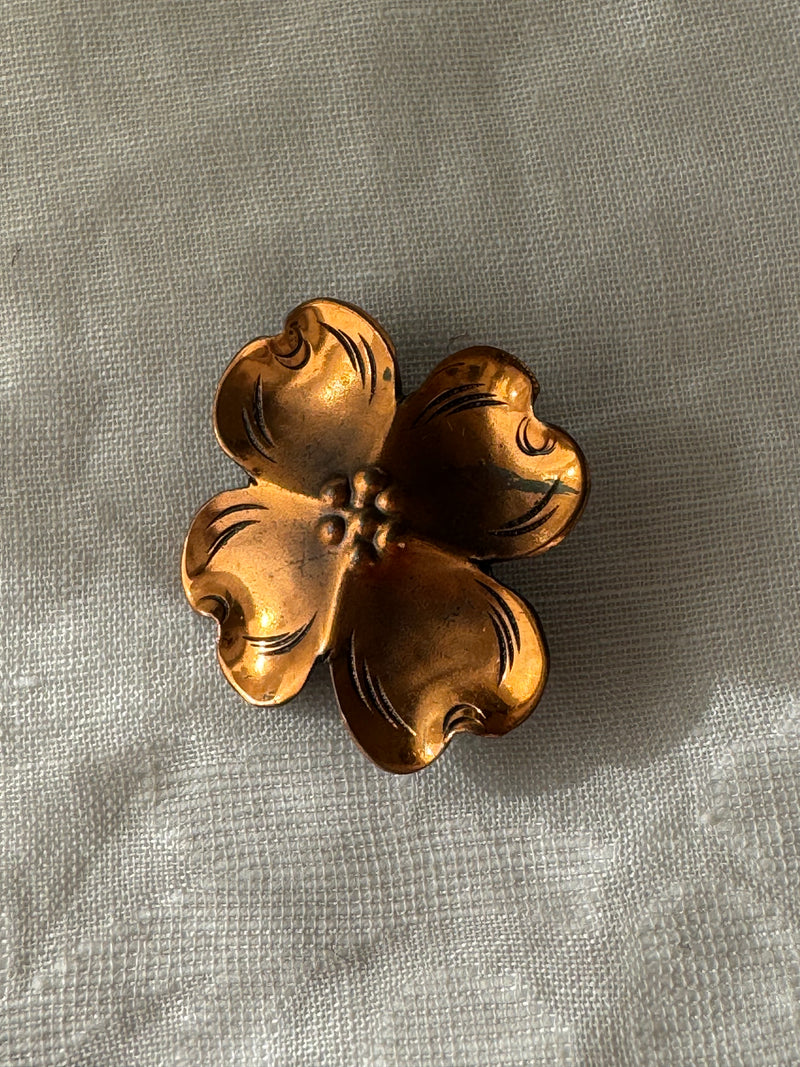 Nature Themed Vintage Pins - Dogwood flower, Leaves, Flowers, Grapes, Butterflies