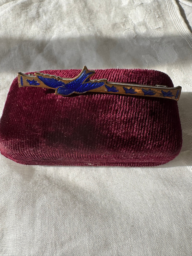 Animal Themed Vintage Pins - Dog, Bluebirds, Lion, Elephants