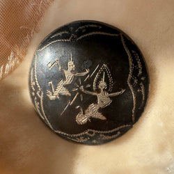 1940's Siam Goddess Niello Pin – Stacey Fay Designs