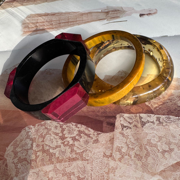 Vintage Resin Bangles
