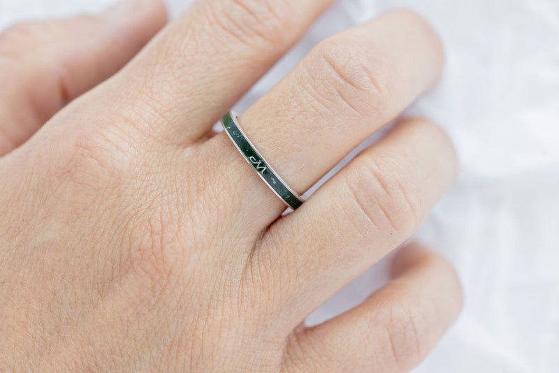 Ombré Enamel Cremation Ring