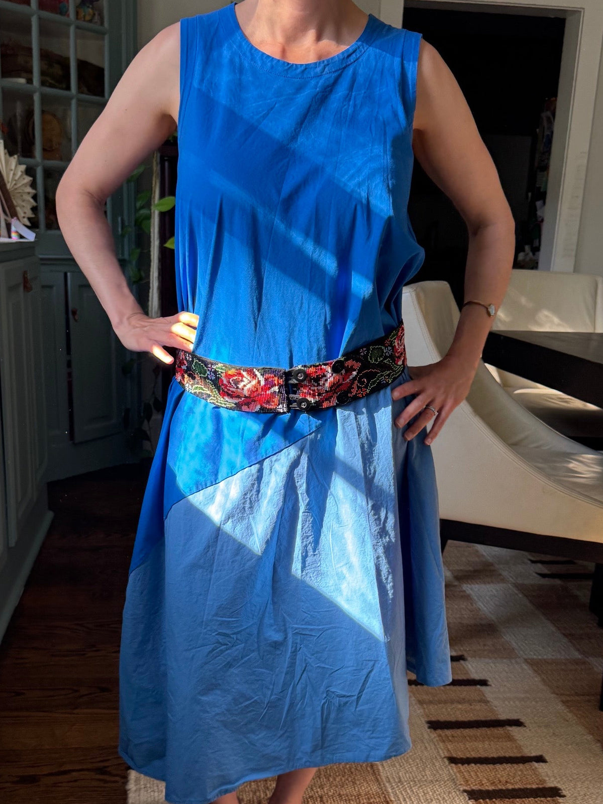 Vintage Floral Beaded Belt – Stacey Fay Designs display picture 2