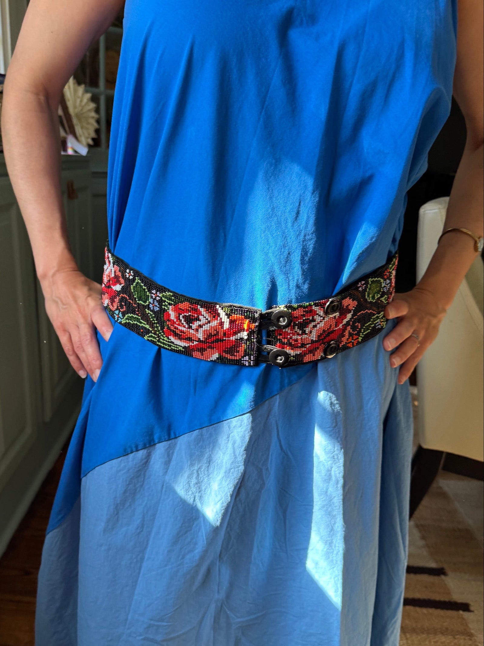 Vintage Floral Beaded Belt – Stacey Fay Designs