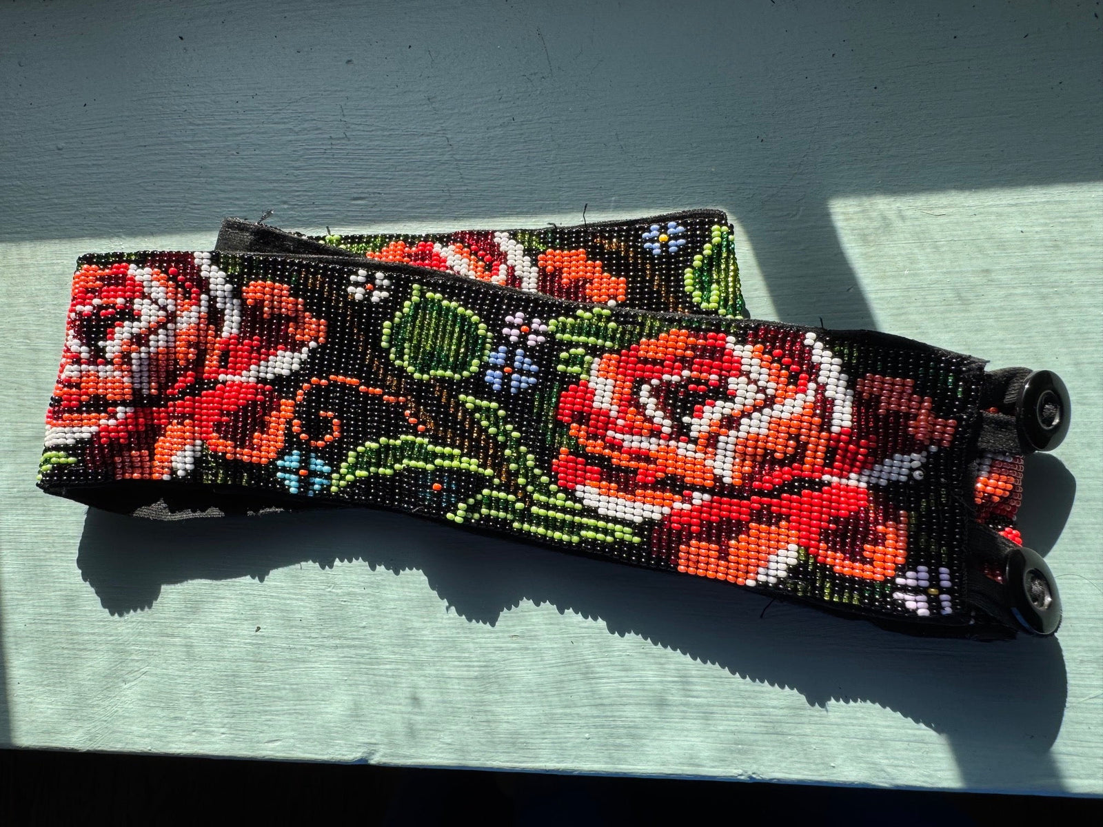 Vintage Floral Beaded Belt – Stacey Fay Designs display picture 1