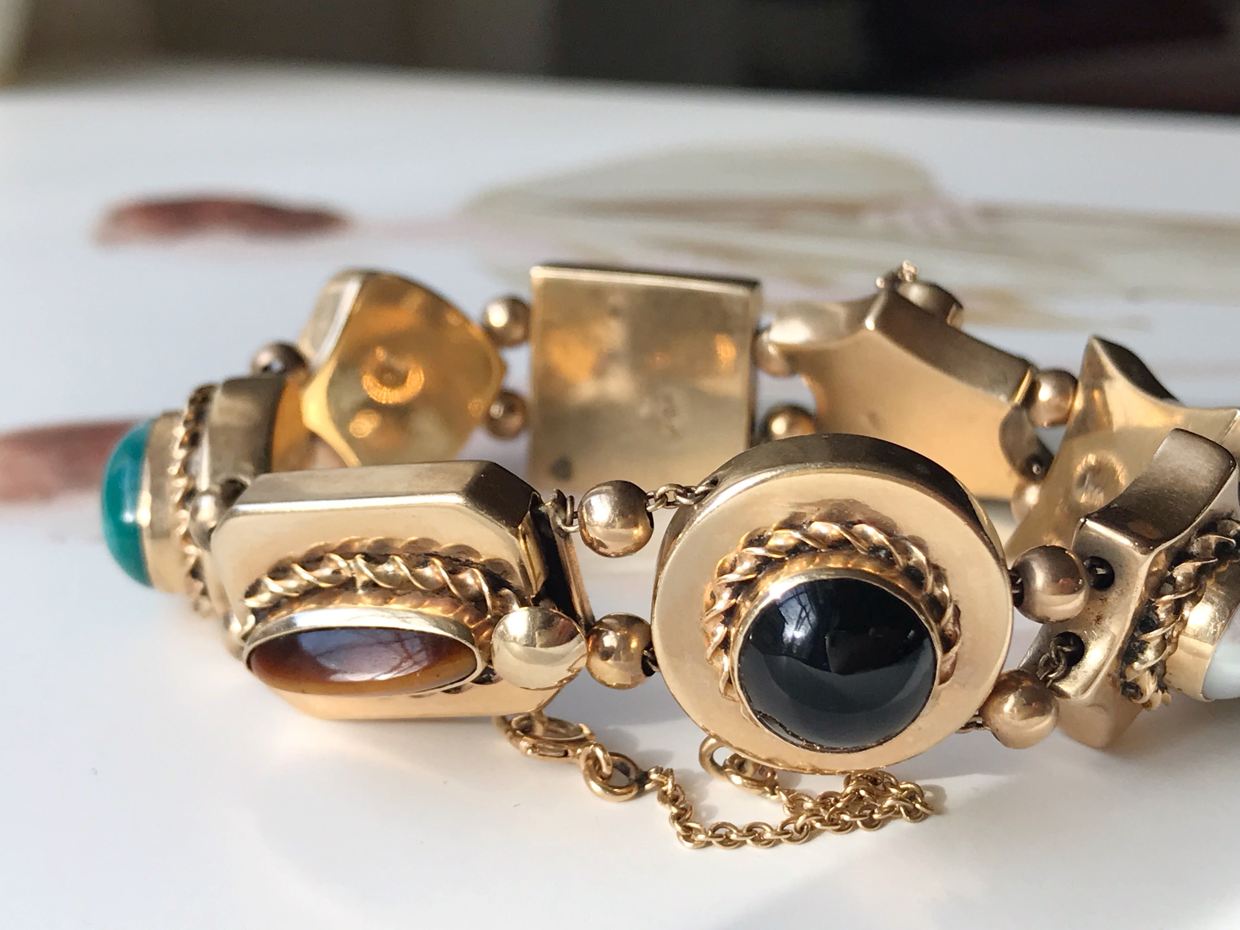 1950's Victorian Revival Slide Bracelet Stacey Fay Designs