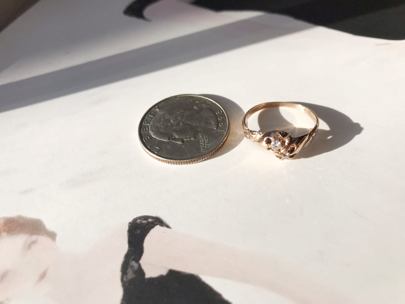 Victorian Toi et Moi Diamond Ring