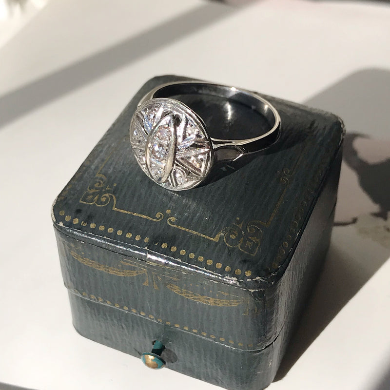 1920's Round Diamond Ring