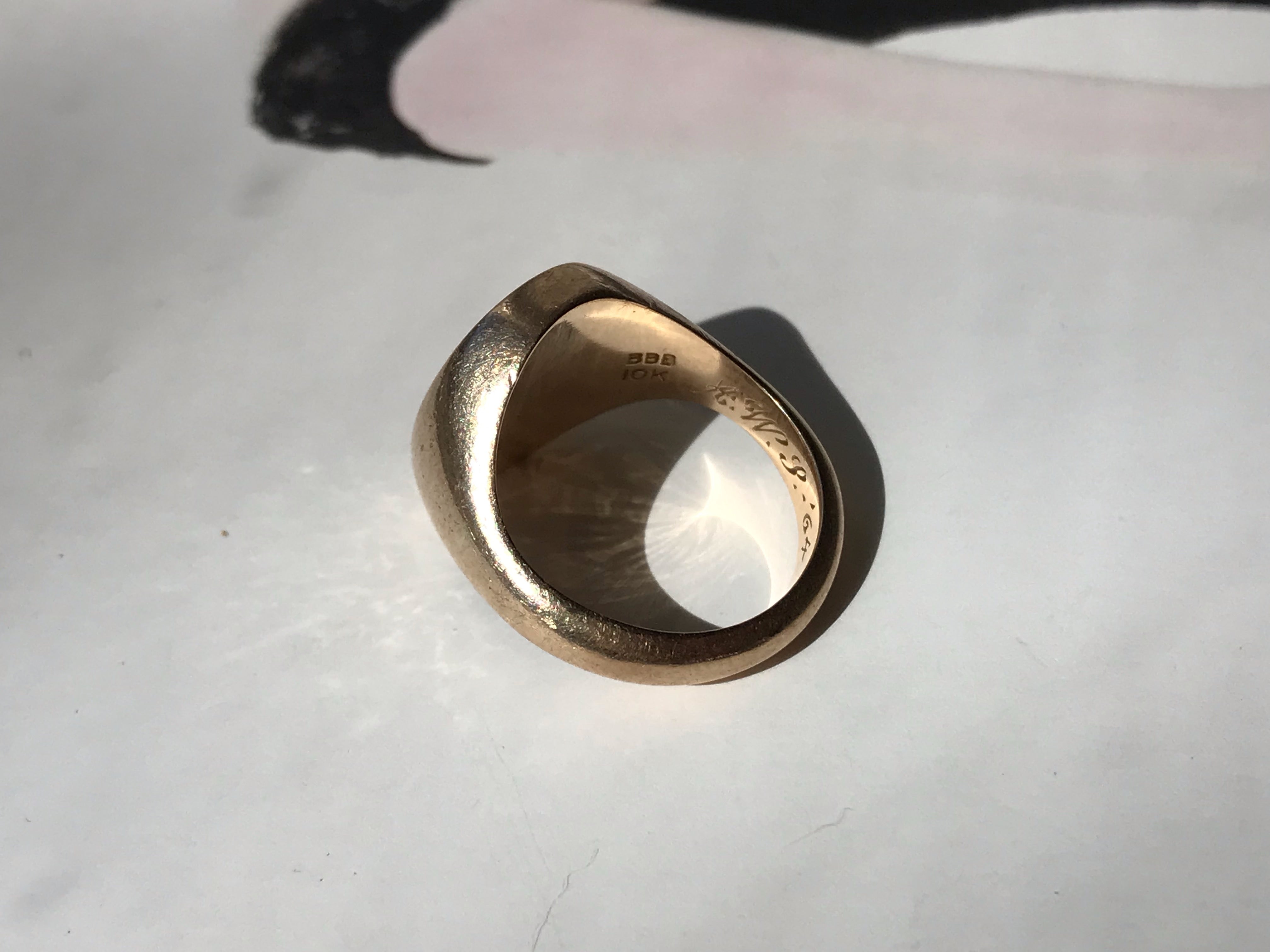 Chestnut Hill College 1960's Gold Ring Stacey Fay Designs