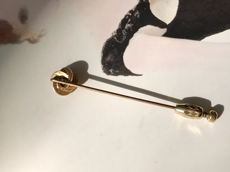 Antique Lover's Knot Stick Pin