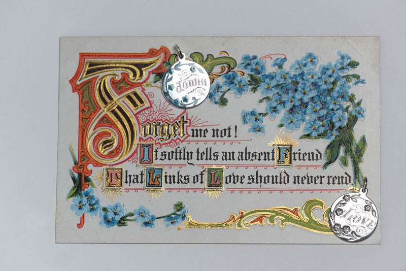 Love Token with Forget-me-not Flowers