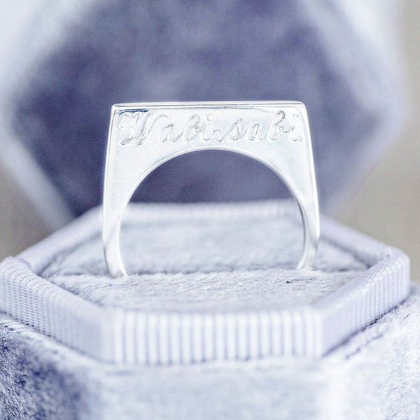 Domed Silver Narrow Ring | Women's Custom Rings on ChristianJewelry.com