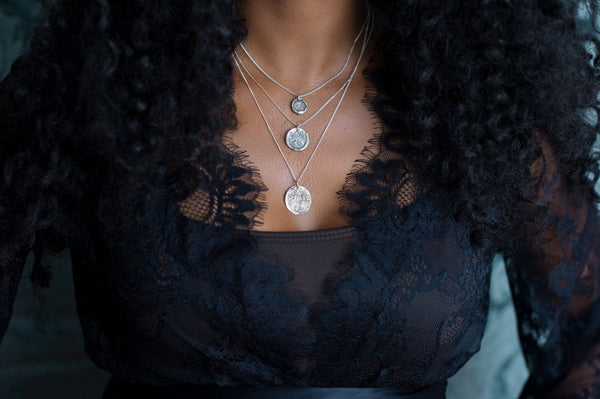 With All Thy Faults I Love Thee Still Wax Seal Charm Necklace