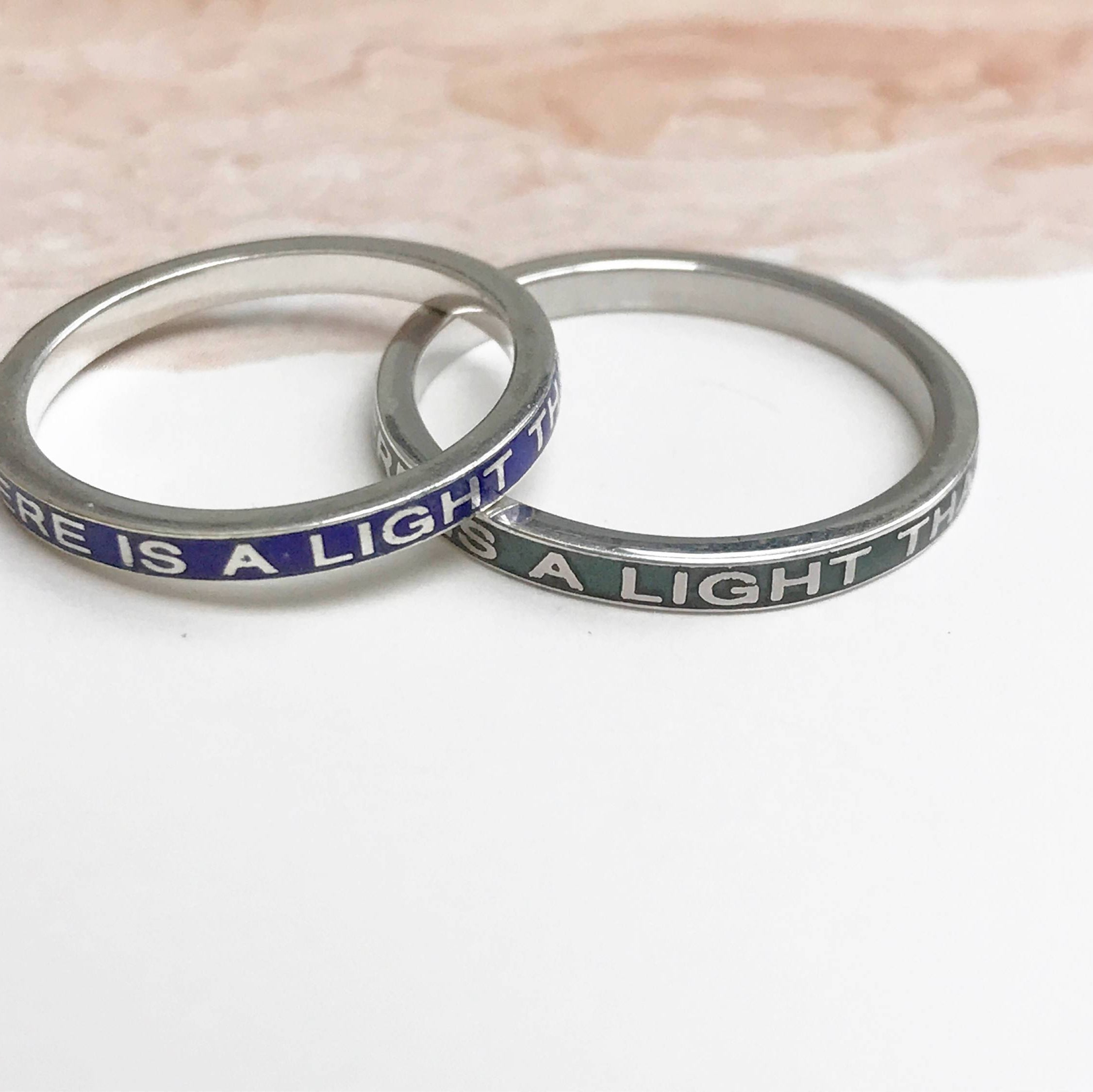 Silver Enamel Mourning Ring Stacey Fay Designs