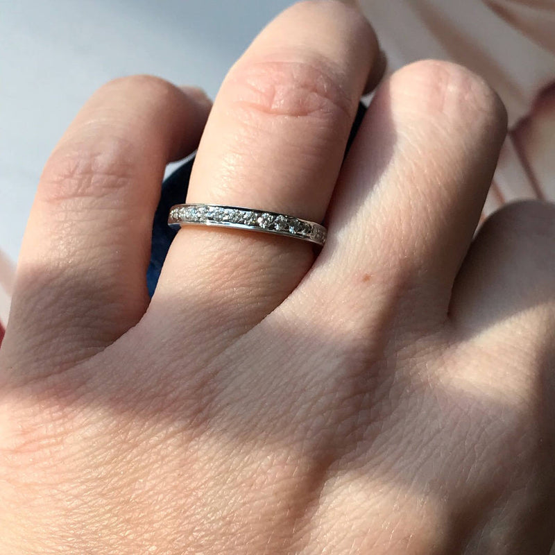 Tiffany 1837 Silver Band Ring Size 50 – STYLISHTOP