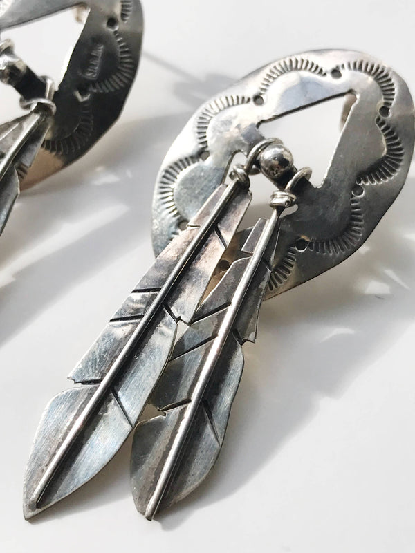Retro Rhinestone Leaf Clip On Earrings – Stacey Fay Designs