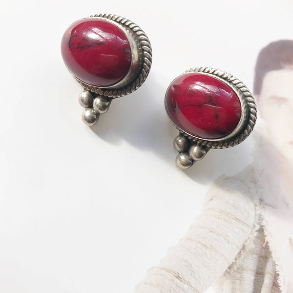 Retro Rhinestone Leaf Clip On Earrings – Stacey Fay Designs
