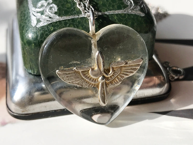 WWII Army Air Corps Sweetheart Lucite Necklace – Stacey Fay Designs