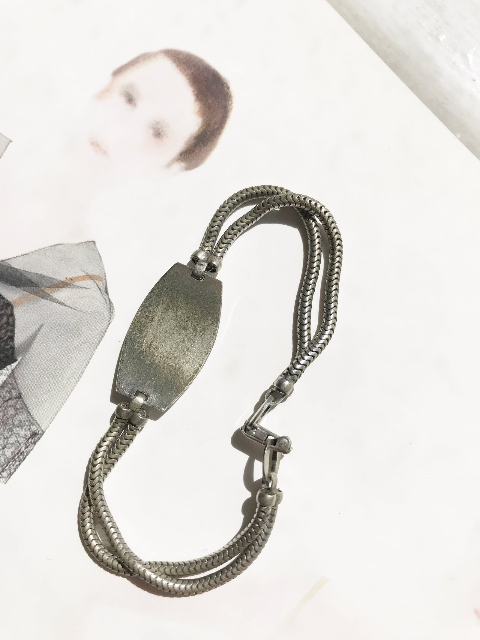 米軍実物 SWEETHEART JEWELRY USAAFチャーム USA製1940年代WW2ヴィンテージUSAAF Sweetheartマザーオブパール