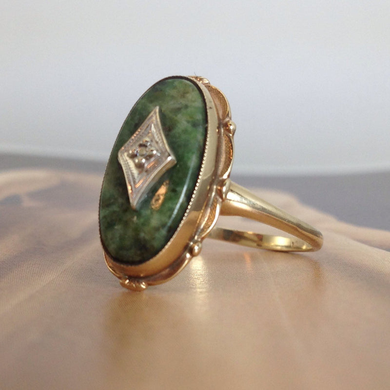 Yellow Gold Plated Green Stone Fashion Rings for sale | eBay