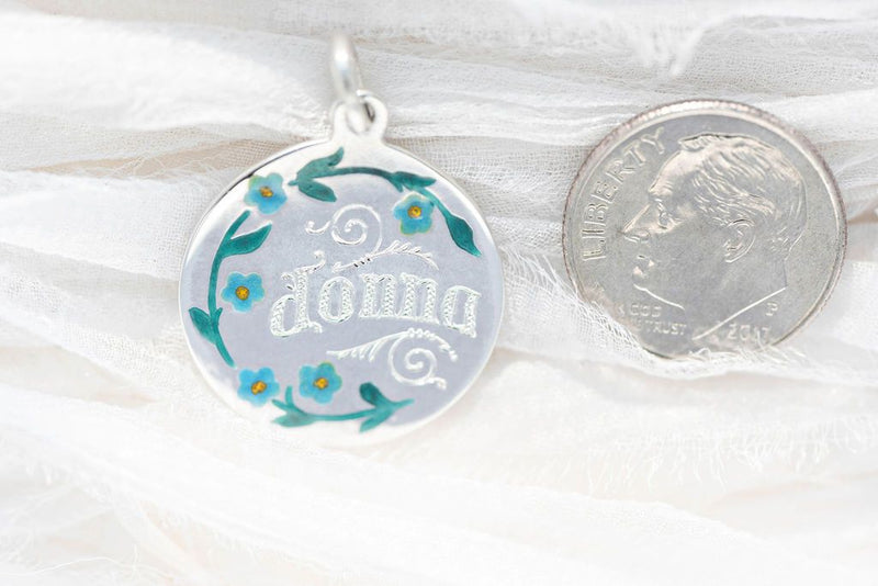 Love Token with Forget-me-not Flowers